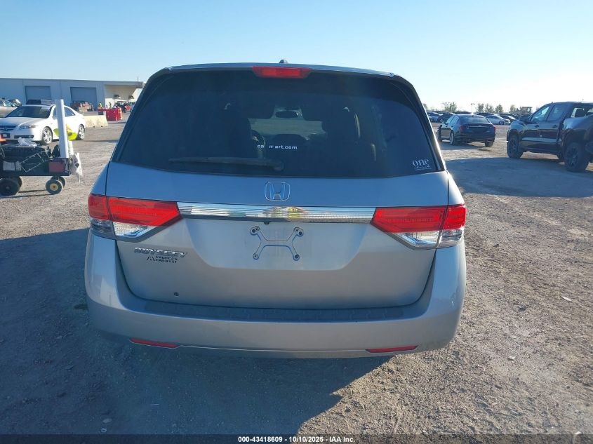 2016 Honda Odyssey Ex-L VIN: 5FNRL5H67GB028412 Lot: 43418609