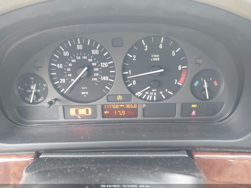 1999 BMW 528Ia VIN: WBADM6337XBY28511 Lot: 43418625