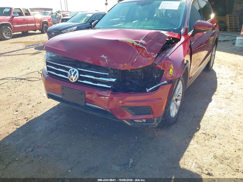 2018 Volkswagen Tiguan 2.0T Se/2.0T Sel VIN: 3VV3B7AX7JM031449 Lot: 43418641