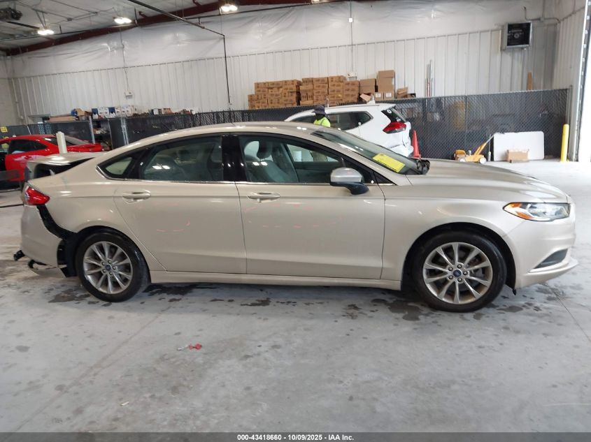 2017 Ford Fusion Se VIN: 3FA6P0HD8HR290129 Lot: 43418660