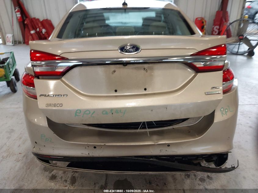 2017 Ford Fusion Se VIN: 3FA6P0HD8HR290129 Lot: 43418660