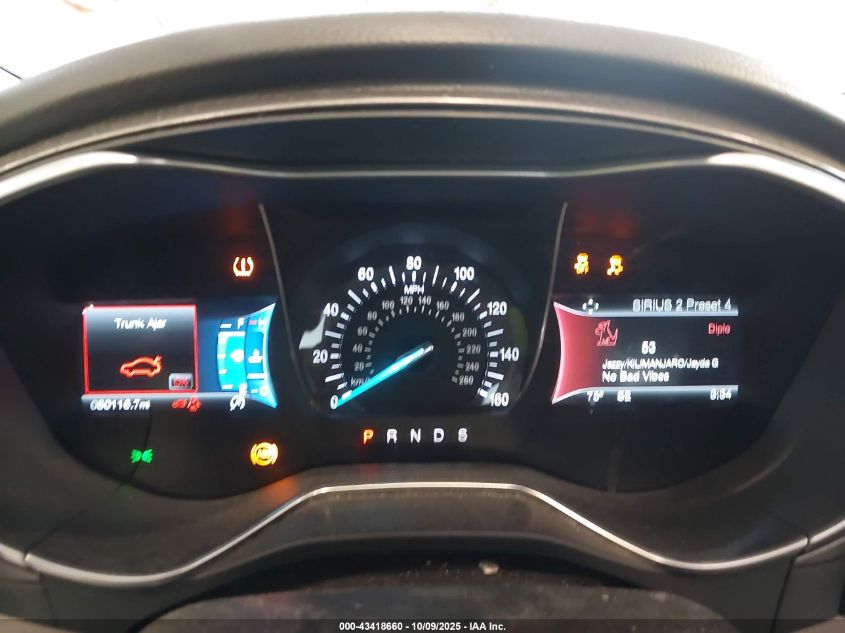 2017 Ford Fusion Se VIN: 3FA6P0HD8HR290129 Lot: 43418660