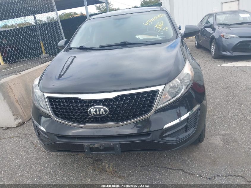 2016 Kia Sportage Lx VIN: KNDPBCAC1G7811729 Lot: 43418688