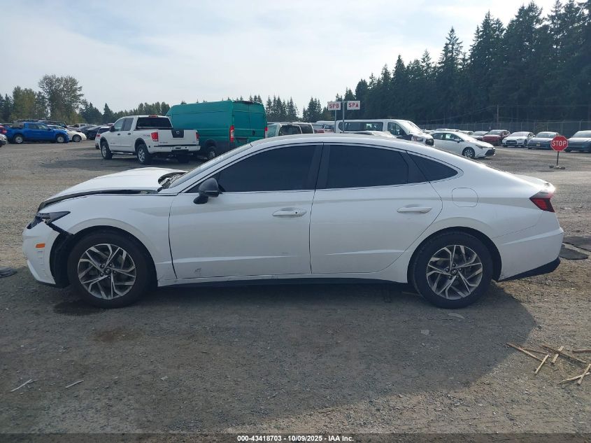 2021 Hyundai Sonata Sel VIN: KMHL64JA4MA166091 Lot: 43418703
