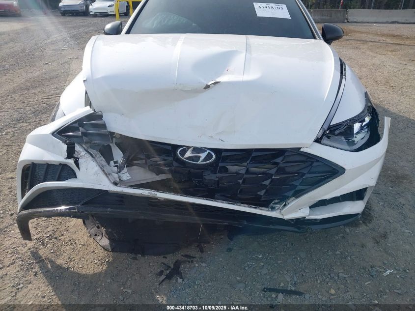 2021 Hyundai Sonata Sel VIN: KMHL64JA4MA166091 Lot: 43418703