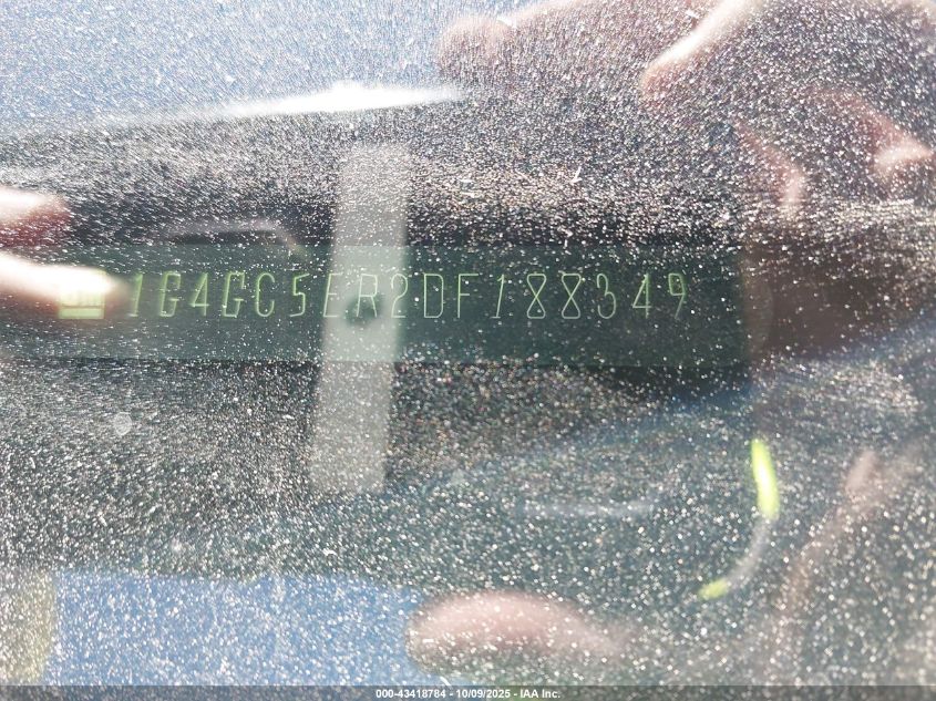 2013 Buick Lacrosse Leather Group VIN: 1G4GC5ER2DF188349 Lot: 43418784