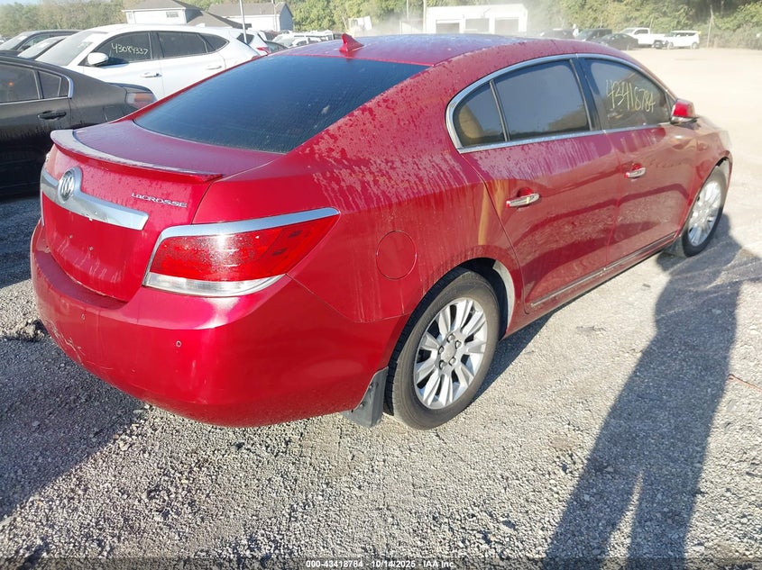 Vin: 1g4gc5er2df188349, lot: 43913602, buick lacrosse leather group 20134