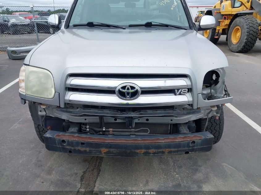 2006 Toyota Tundra Sr5 V8 VIN: 5TBET341X6S529696 Lot: 43418798