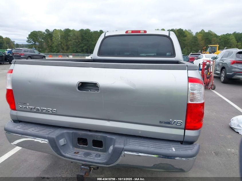 2006 Toyota Tundra Sr5 V8 VIN: 5TBET341X6S529696 Lot: 43418798