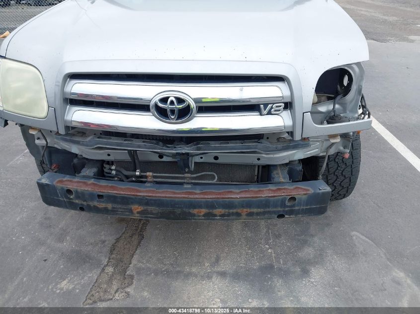 2006 Toyota Tundra Sr5 V8 VIN: 5TBET341X6S529696 Lot: 43418798