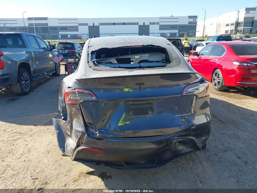 2023 Tesla Model Y Awd/Long Range Dual Motor All-Wheel Drive VIN: 7SAYGAEE5PF584659 Lot: 43418799