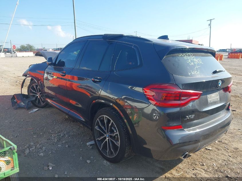 2019 BMW X3 xDrive30I VIN: 5UXTR9C51KLP84378 Lot: 43418837