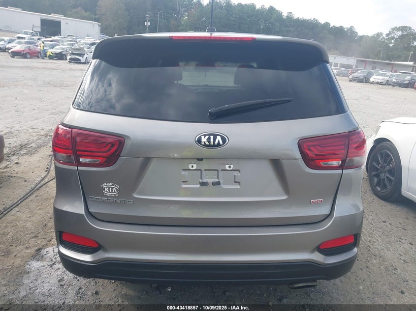 2019 Kia Sorento 2.4L Lx VIN: 5XYPG4A30KG512686 Lot: 43418857