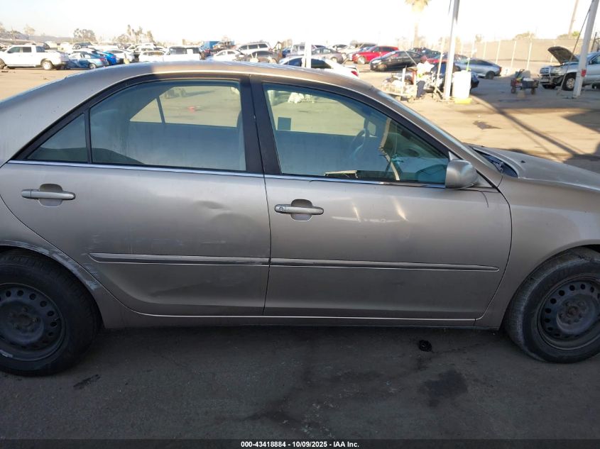 2003 Toyota Camry Le VIN: JTDBE32K430188939 Lot: 43418884