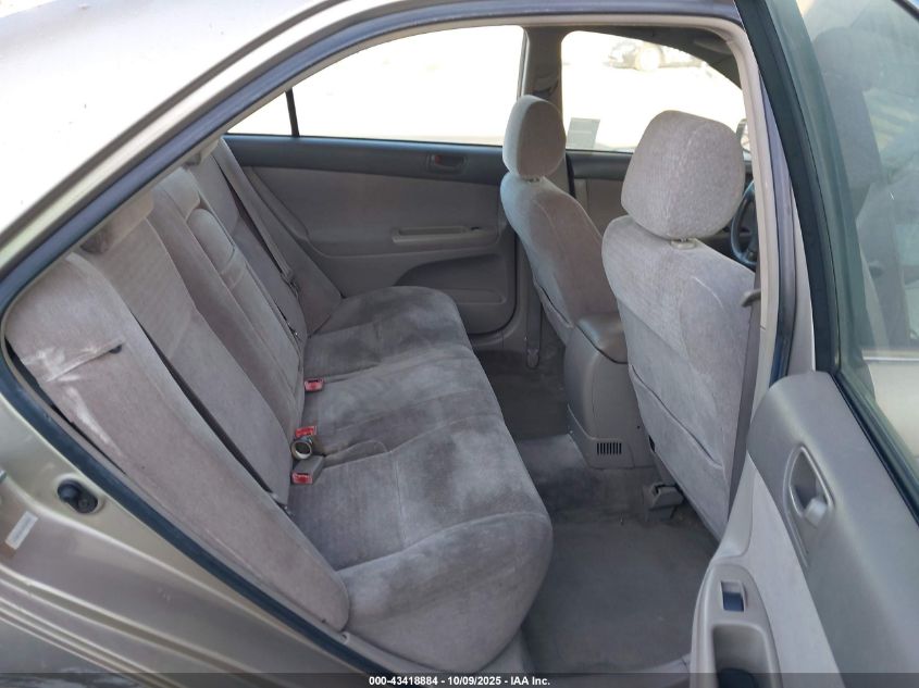 2003 Toyota Camry Le VIN: JTDBE32K430188939 Lot: 43418884