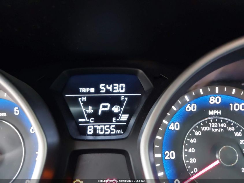 2014 Hyundai Elantra VIN: KMHDH6AH6EU026731 Lot: 43418919