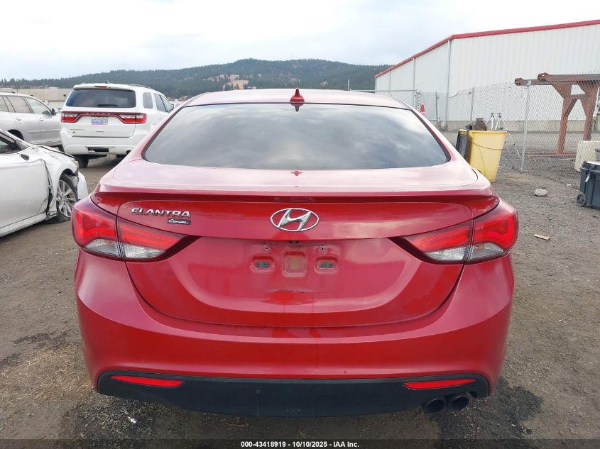 2014 Hyundai Elantra VIN: KMHDH6AH6EU026731 Lot: 43418919