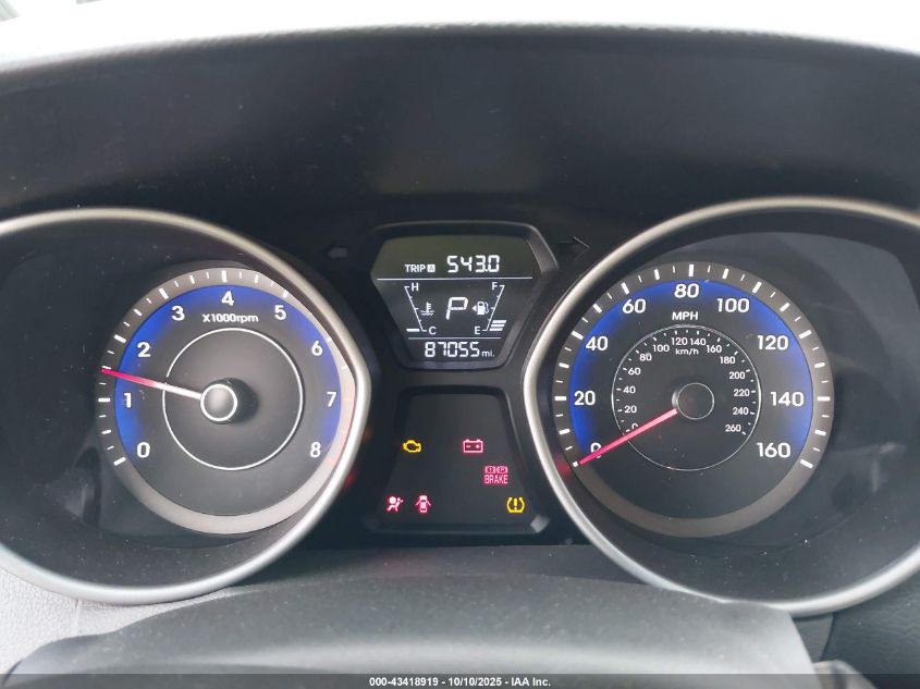 2014 Hyundai Elantra VIN: KMHDH6AH6EU026731 Lot: 43418919