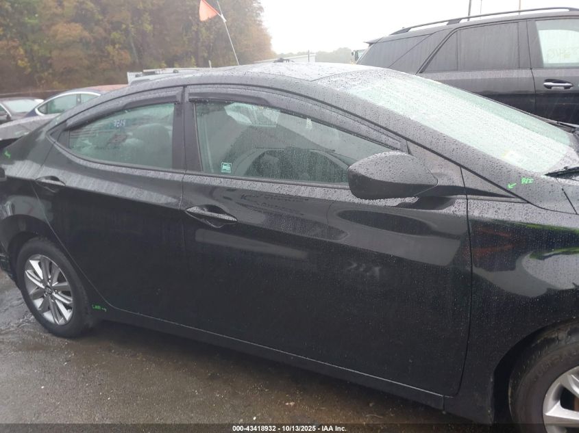 2014 Hyundai Elantra Se VIN: 5NPDH4AE5EH482390 Lot: 43418932