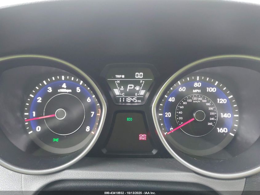 2014 Hyundai Elantra Se VIN: 5NPDH4AE5EH482390 Lot: 43418932