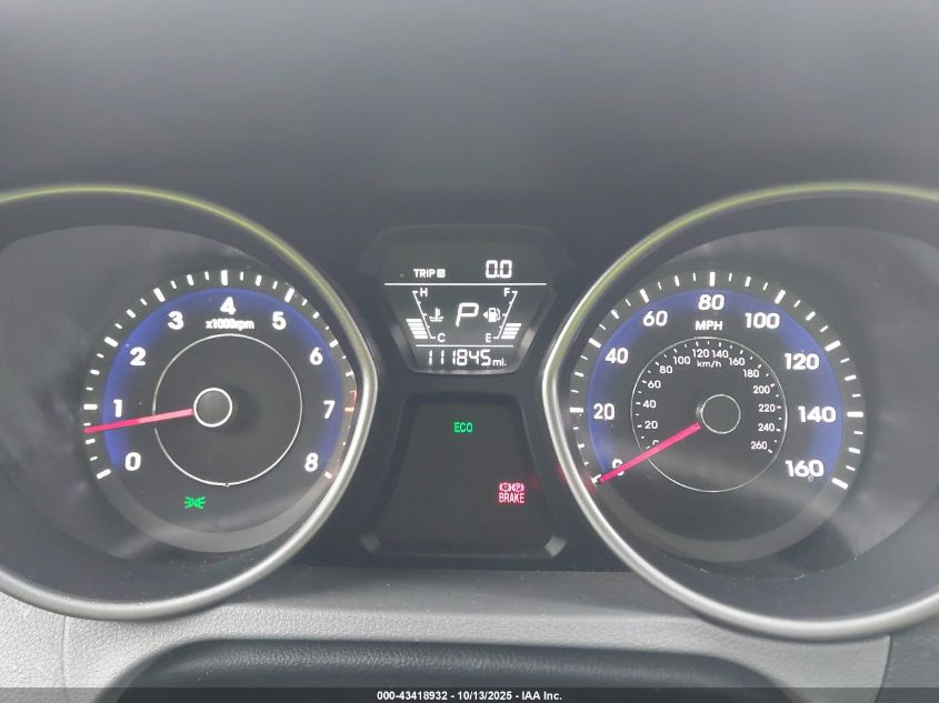 2014 Hyundai Elantra Se VIN: 5NPDH4AE5EH482390 Lot: 43418932