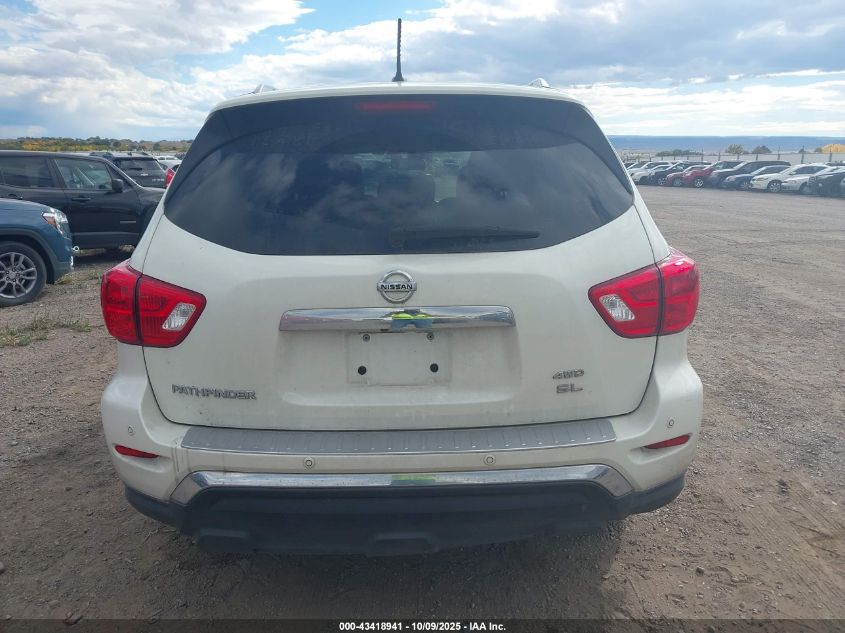 2018 Nissan Pathfinder Sl VIN: 5N1DR2MM6JC614028 Lot: 43418941