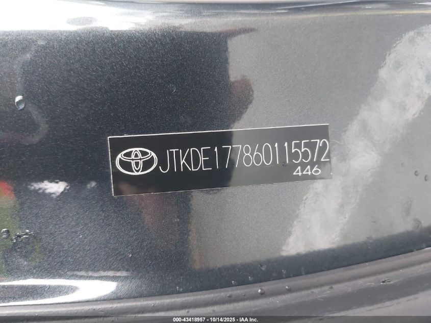2006 Scion Tc VIN: JTKDE177860115572 Lot: 43418957