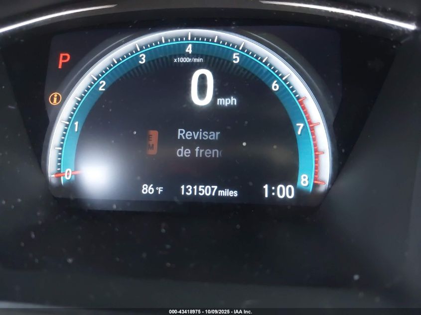 2016 Honda Civic Ex-L VIN: 19XFC1F79GE031194 Lot: 43418975