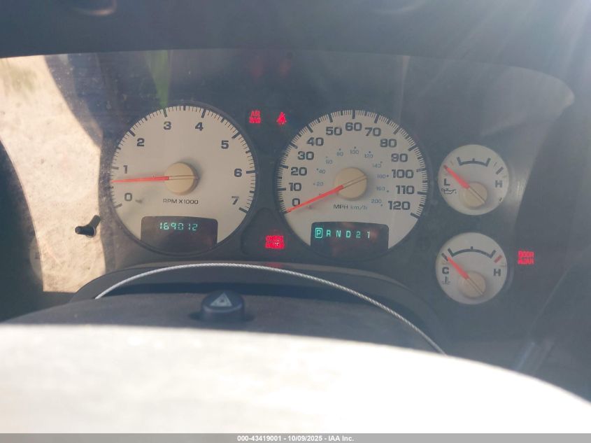 2003 Dodge Ram 1500 Slt/Laramie/St VIN: 1D7HA18N93S147339 Lot: 43419001