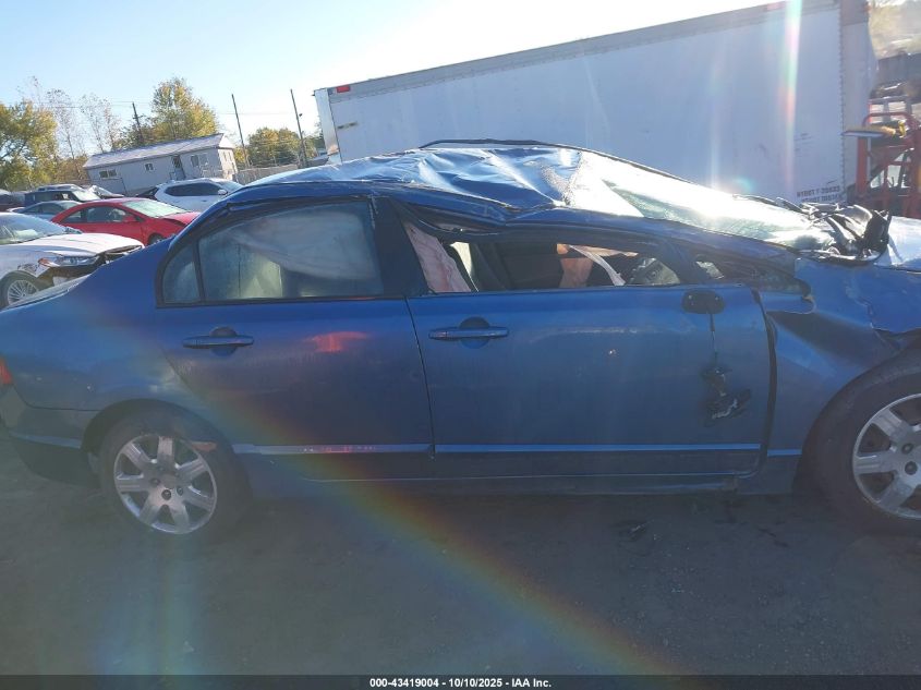 2008 Honda Civic Lx VIN: 1HGFA16508L010071 Lot: 43419004