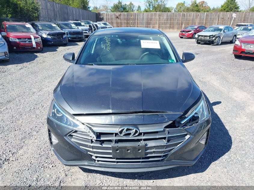 2020 Hyundai Elantra Value Edition VIN: 5NPD84LF6LH594585 Lot: 43419010
