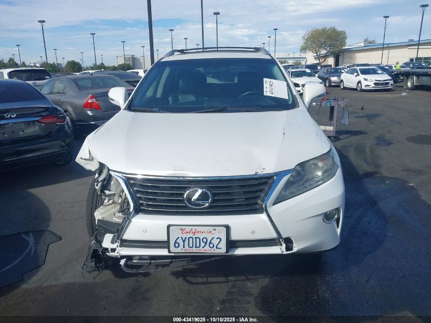 2013 Lexus Rx 350 VIN: 2T2ZK1BA7DC103999 Lot: 43419025