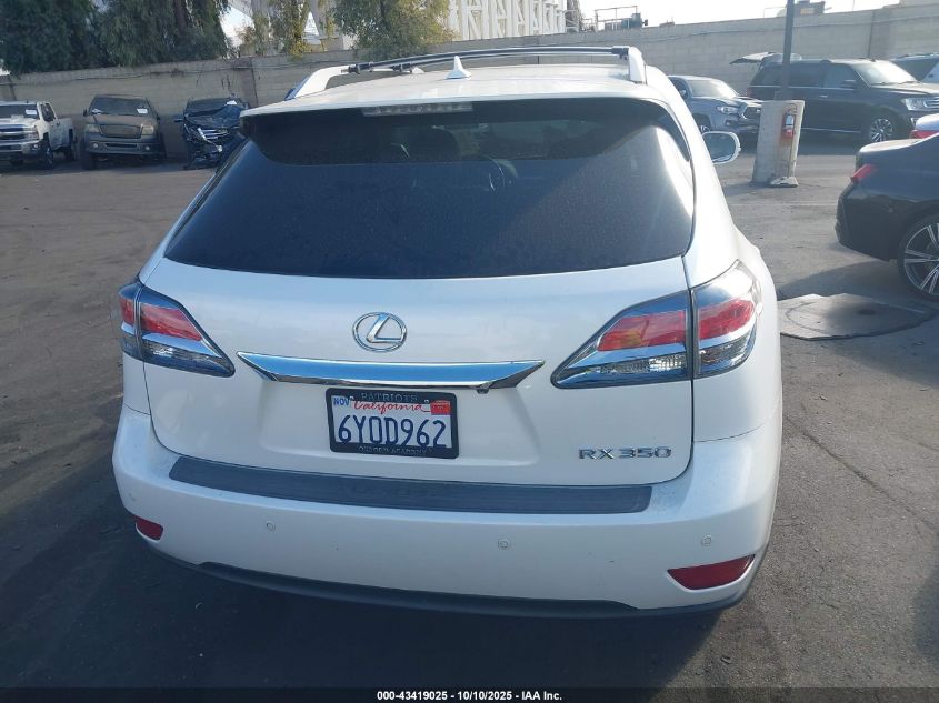 2013 Lexus Rx 350 VIN: 2T2ZK1BA7DC103999 Lot: 43419025