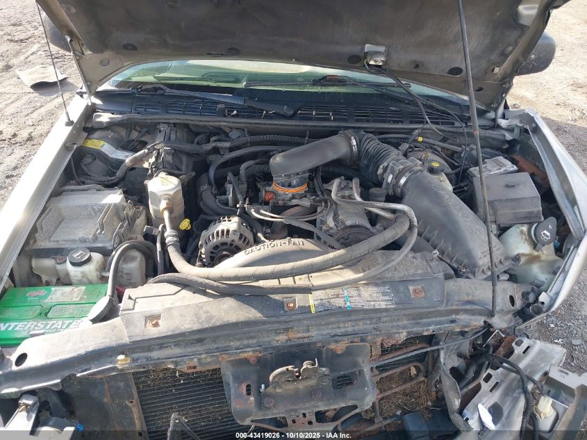 2002 Chevrolet Blazer Ls VIN: 1GNDT13W52K232896 Lot: 43419026