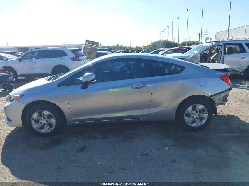 2013 Honda Civic Lx VIN: 2HGFG3B5XDH507779 Lot: 43419044