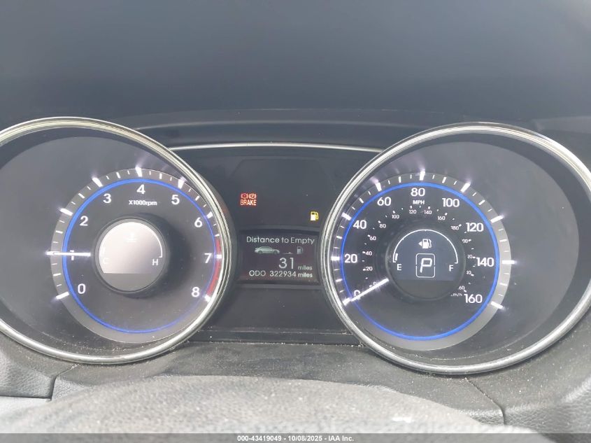 2011 Hyundai Sonata Limited VIN: 5NPEC4AC0BH071217 Lot: 43419049