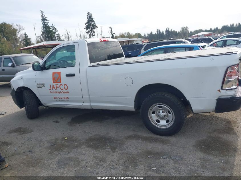 2019 Ram 1500 Classic Tradesman 4X4 8' Box VIN: 3C6JR7DG8KG502447 Lot: 43419133