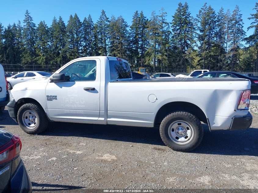 2019 Ram 1500 Classic Tradesman 4X4 8' Box VIN: 3C6JR7DG8KG502447 Lot: 43419133