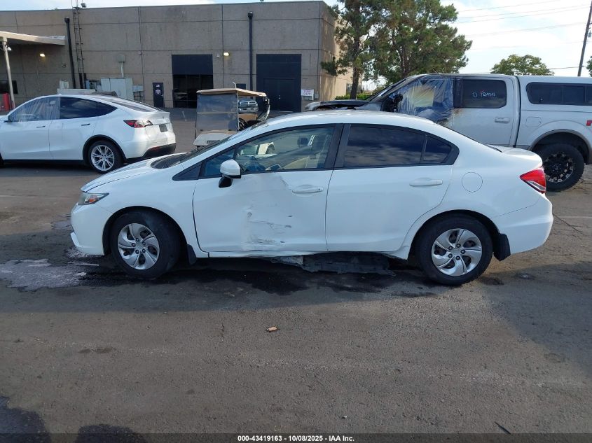 2015 Honda Civic Lx VIN: 19XFB2F53FE267345 Lot: 43419163