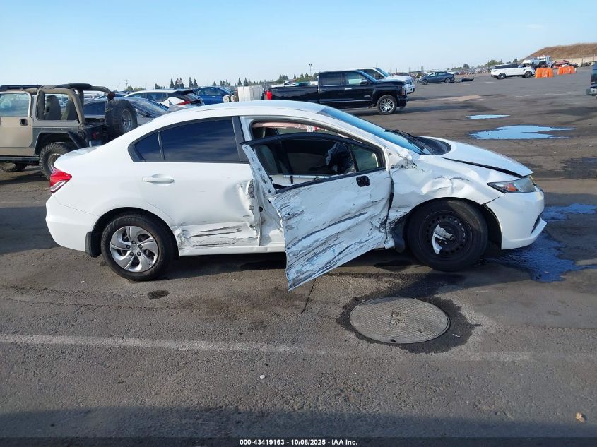 2015 Honda Civic Lx VIN: 19XFB2F53FE267345 Lot: 43419163