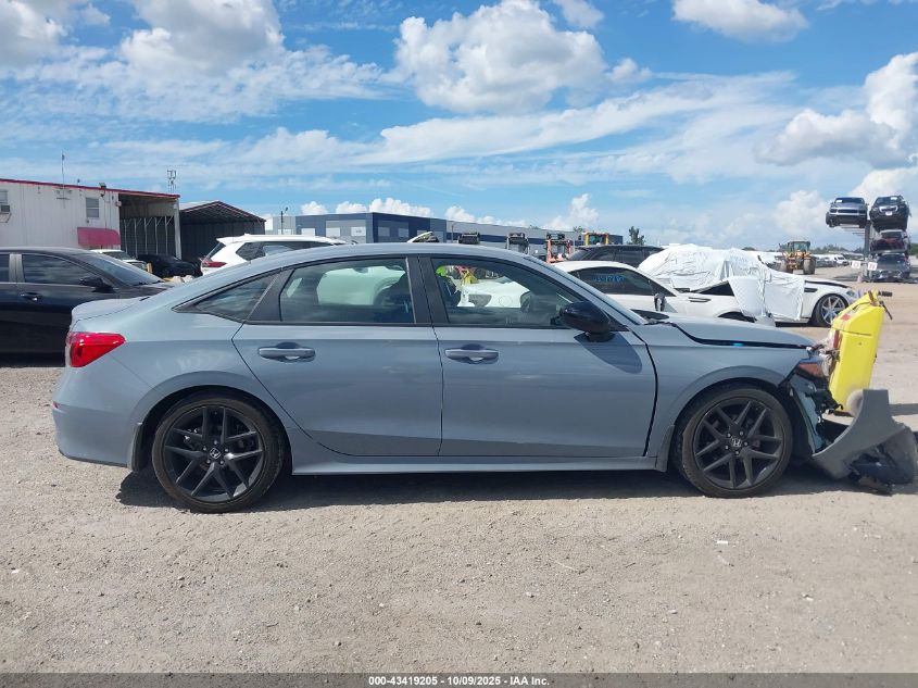 2022 Honda Civic Sport VIN: 2HGFE2F5XNH608171 Lot: 43419205