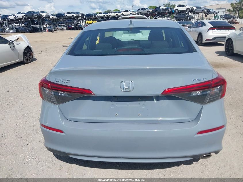 2022 Honda Civic Sport VIN: 2HGFE2F5XNH608171 Lot: 43419205