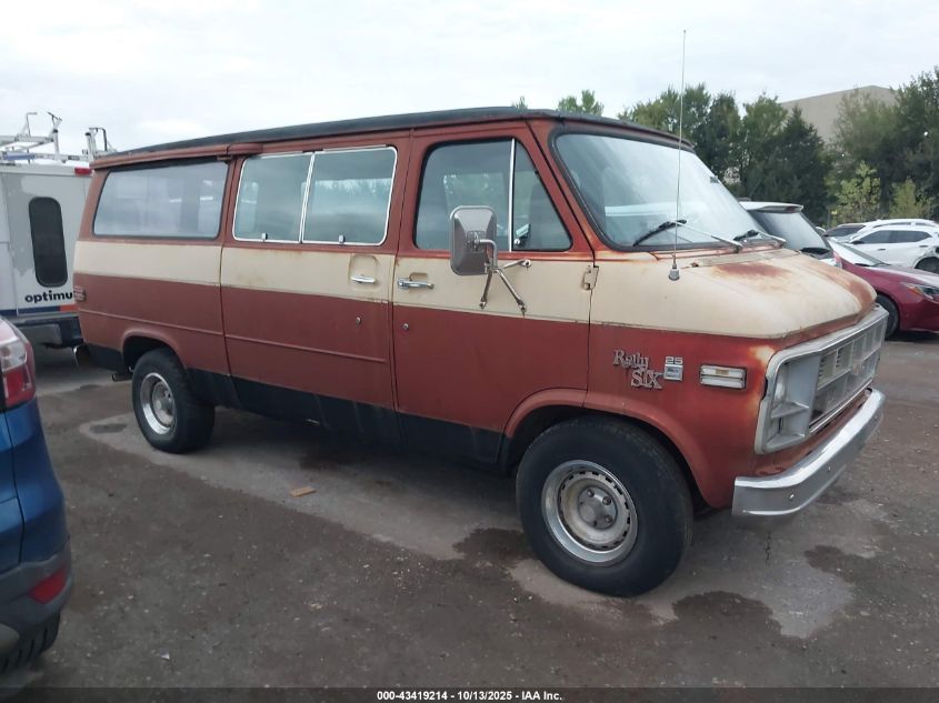 1978 GMC Rally Van VIN: TG1268U510831 Lot: 43419214