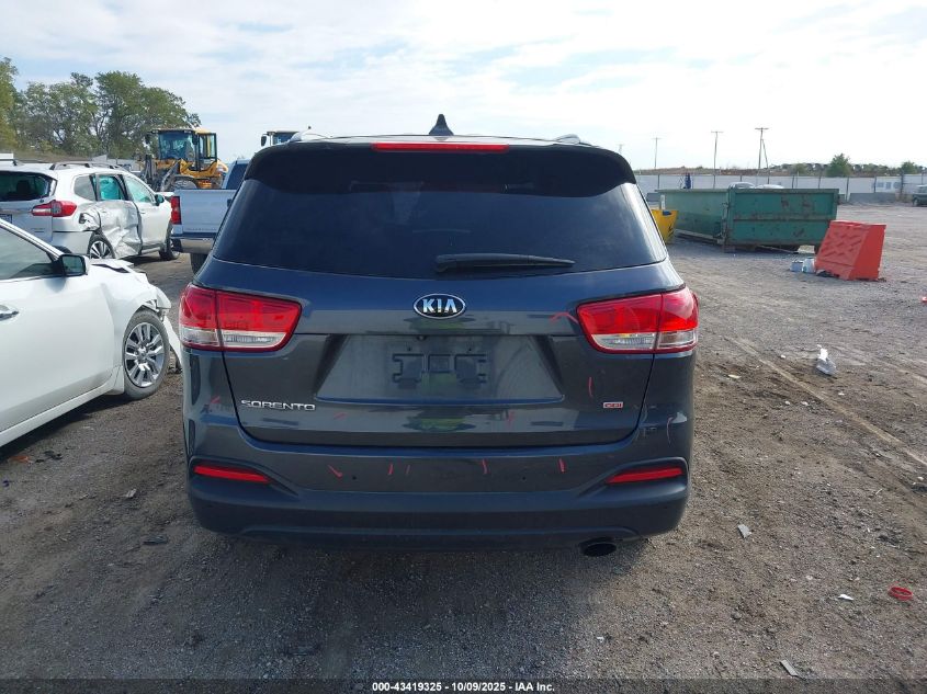 2017 Kia Sorento 2.4L Lx VIN: 5XYPGDA35HG332466 Lot: 43419325