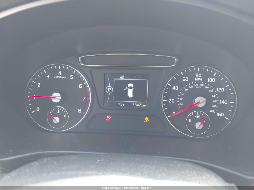 2017 Kia Sorento 2.4L Lx VIN: 5XYPGDA35HG332466 Lot: 43419325