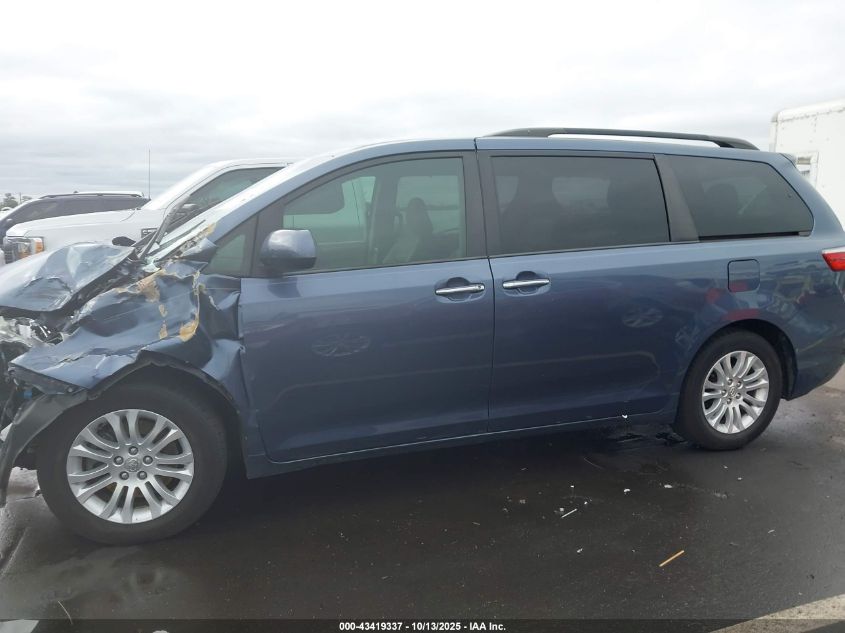 2015 Toyota Sienna Xle 8 Passenger VIN: 5TDYK3DC1FS528090 Lot: 43419337