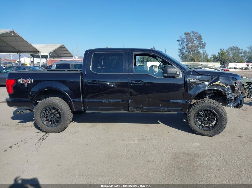 2019 Ford F150 Supercrew VIN: 1FTEW1E43KKD73255 Lot: 43419412