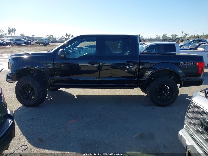 2019 Ford F150 Supercrew VIN: 1FTEW1E43KKD73255 Lot: 43419412