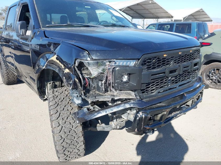 2019 Ford F150 Supercrew VIN: 1FTEW1E43KKD73255 Lot: 43419412