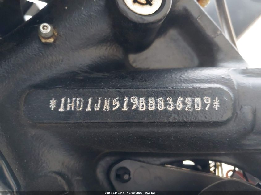 2011 Harley-Davidson Flstfb VIN: 1HD1JN519BB036209 Lot: 43419414